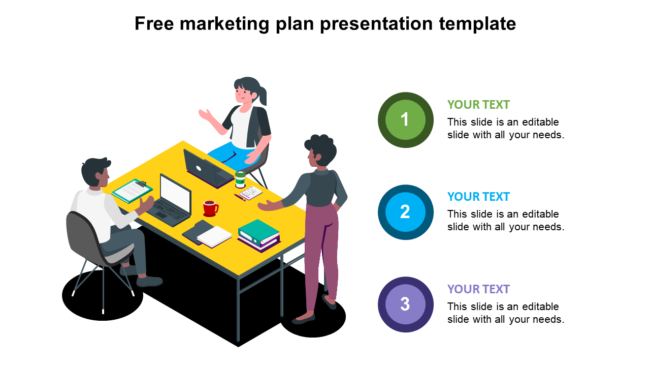 free marketing plan presentation template